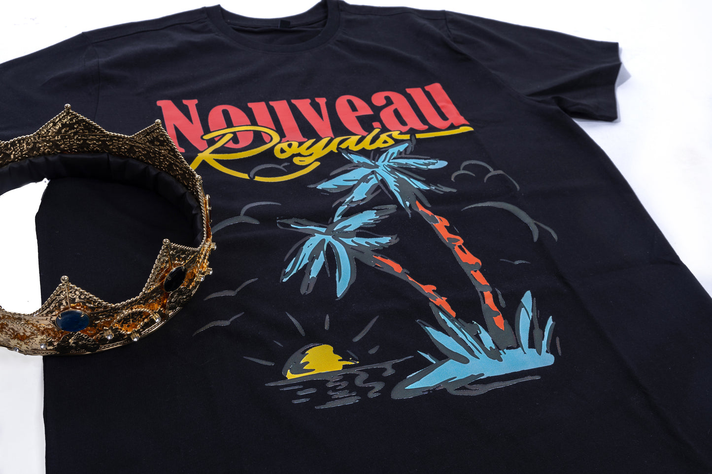 Black NR Palm Tree T-Shirt