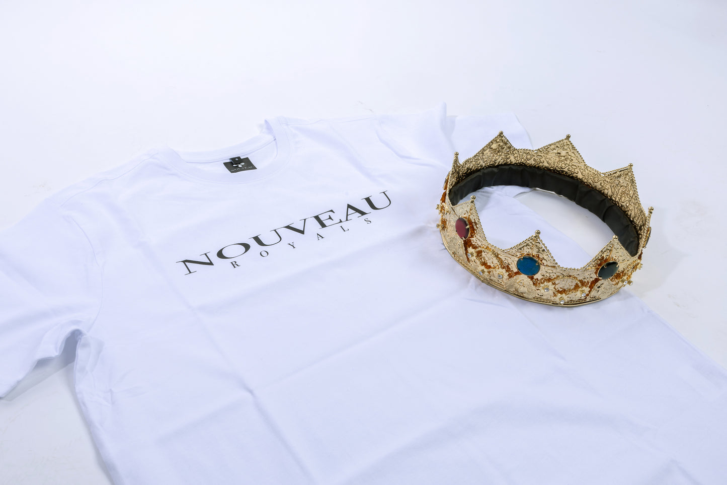 White NR Logo T-shirt