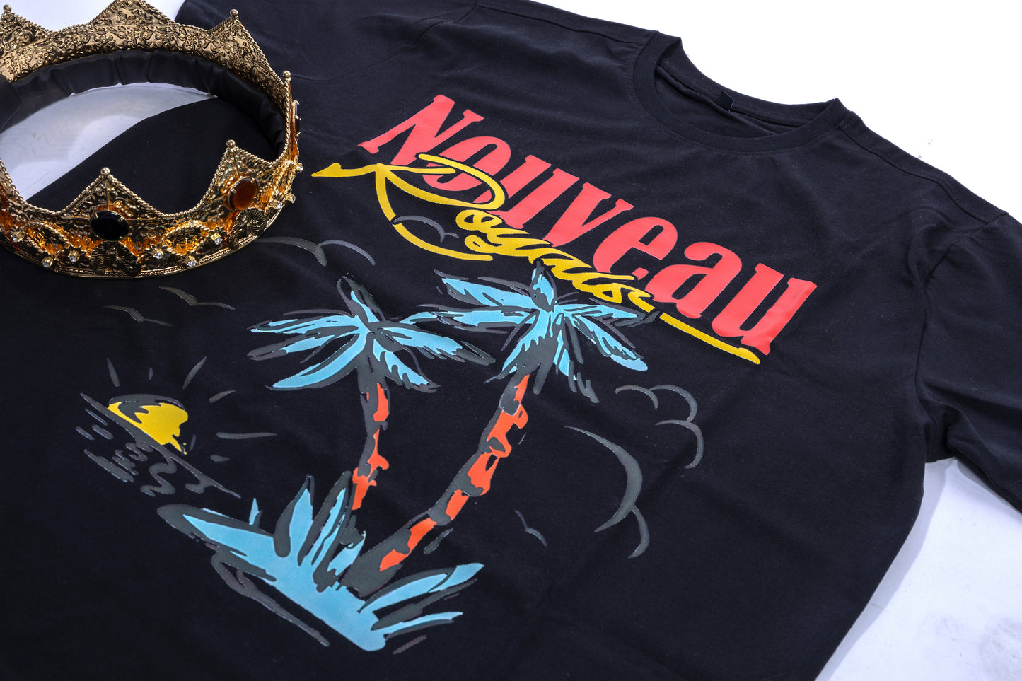 Black NR Palm Tree T-Shirt