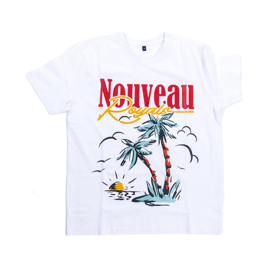 White NR Palm Tree T-Shirt