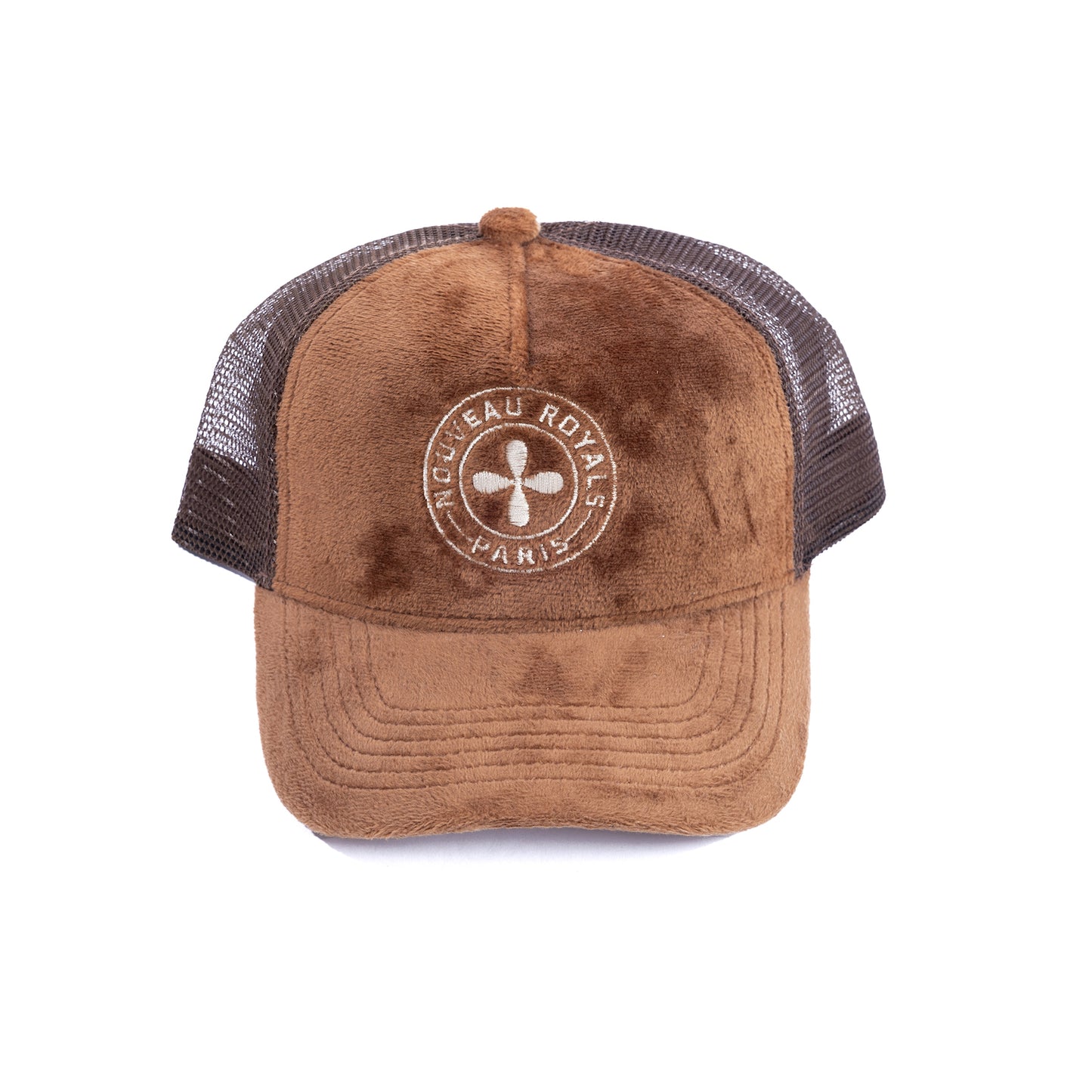 Brown Suede NR Boss Trucker Hat