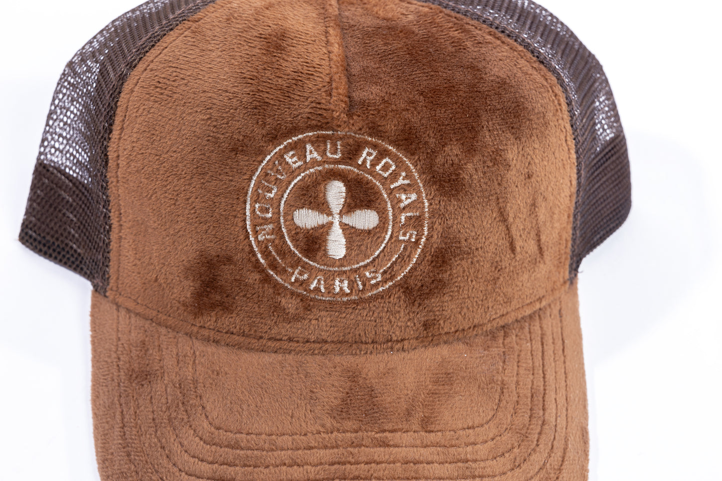 Brown Suede NR Boss Trucker Hat