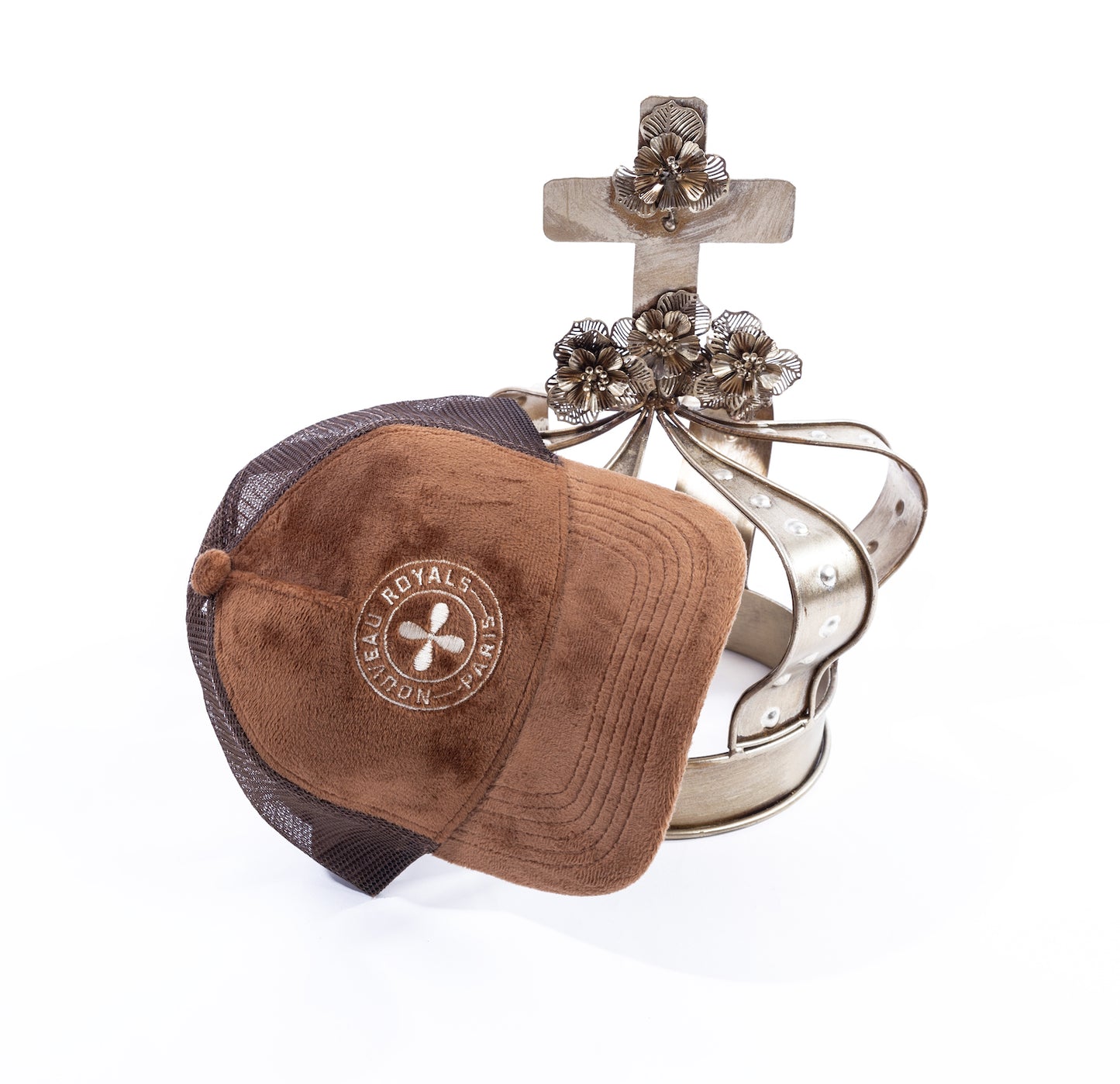 Brown Suede NR Boss Trucker Hat