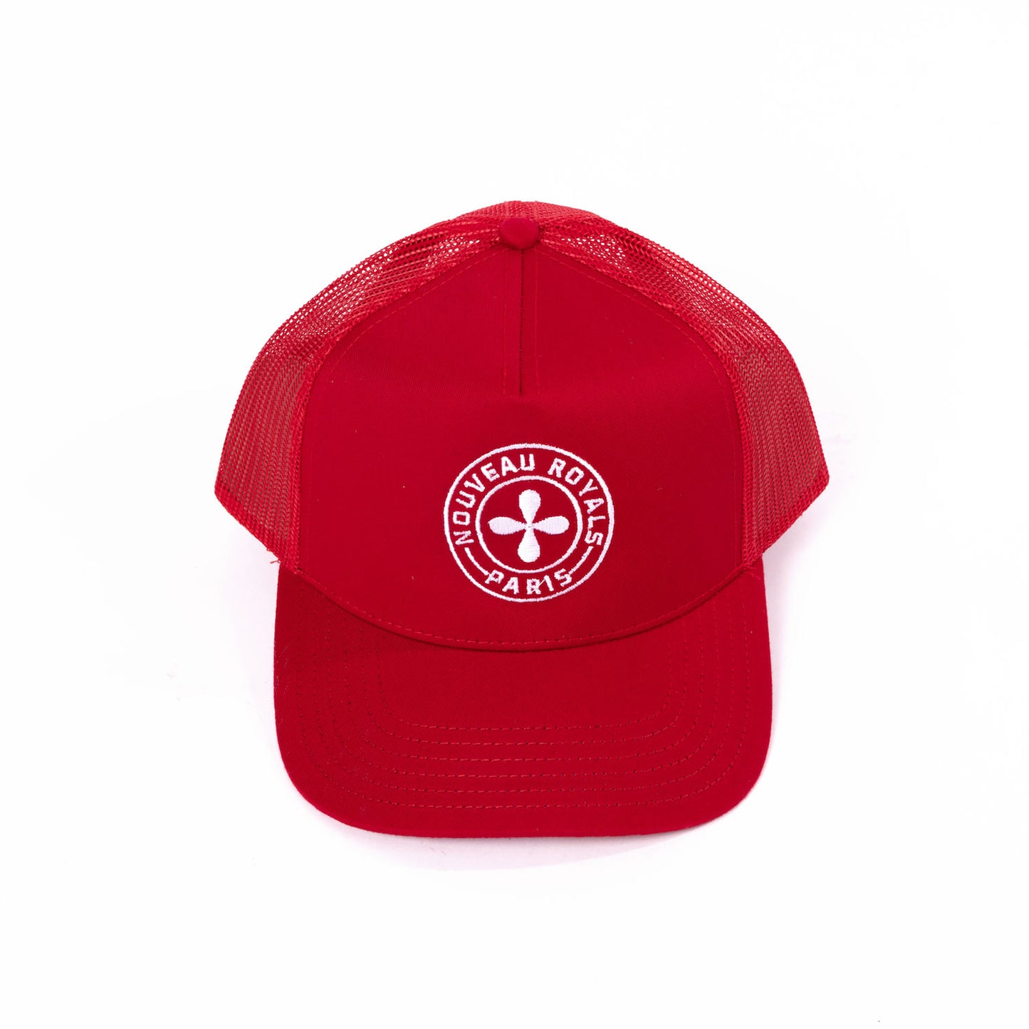 Red and White NR King Trucker Hat